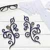 Ethnic Style Flower Pattern Computerized Embroidery Appliques PATC-WH20017-21D-3