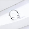 304 Stainless Steel Circular/Horseshoe Barbell Nose Rings FS-WG4F869-01-1