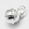 925 Sterling Silver Bell Charms STER-G013-19S-2