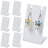 6Pcs Acrylic L Shaped Earring Display Stands EDIS-YW0001-08A-1