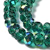 AB Color Plated Transparent Electroplate Beads Strands EGLA-H104-06K-3