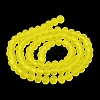 Transparent Glass Beads Strands X1-EGLA-A034-T8mm-MD29-4