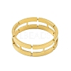 304 Stainless Steel Chain Shape Finger Ring RJEW-C084-01A-G-2