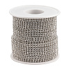 Brass Rhinestone Strass Chains CHC-T006-03-2