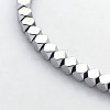 Electroplate Non-magnetic Synthetic Hematite Beads Strands G-J212A-02-1