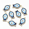 Alloy Enamel Pendants X-PALLOY-T075-34-NR-1