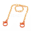 Personalized ABS Plastic Cable Chain Necklaces NJEW-JN03254-01-1