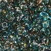 3/0 Baking Paint Transparent Colours Glass Round Beads SEED-L011-13A-02-3