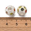 Rack Plating Alloy Beads FIND-A045-02B-S-2