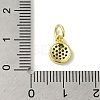 Brass Micro Pave Cubic Zirconia Charms KK-M283-25D-02-3