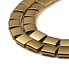 Electroplated Non-magnetic Synthetic Hematite Beads Strands G-G089-B02-04-3