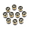 Alloy Enamel Beads ENAM-N052-006-02W-RS-1