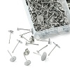 200Pcs 5 Sizes 304 Stainless Steel Stud Earring Findings STAS-YW0001-74P-2