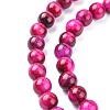 Natural Rose Tiger Eye Beads Strands LS-G-G099-8mm-3-3