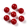 Opaque Solid Color Glass Beads X1-GLAA-N007-6mm-A05-1
