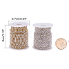 Brass Rhinestone Strass Chains CHC-BC0001-04-SS18-4