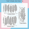 Carbon Steel Cutting Dies Stencils DIY-WH0309-1291-6