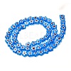 Handmade Millefiori Glass Bead Strands X-LAMP-J035-8mm-17-3