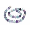 Natural Fluorite Beads Strands G-I249-B02-03-2