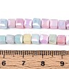 Anti-Tarnish Electroplate Glass Beads Strands GLAA-T025-4mm-10M-4