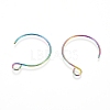 Ion Plating(IP) 304 Stainless Steel Earring Hooks STAS-L216-02A-M-2