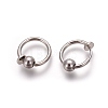 Electroplate Brass Retractable Clip-on Earrings LS-X-EJEW-L221-02I-1