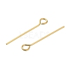 Brass Eye Pins KK-H502-02C-G-2