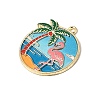 Alloy Enamel Pendants AL-CBA4C3E-03LG-2