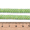 AB Color Plated Opaque Glass Beads Strands GLAA-T026-3x6mm-P05-4