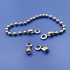 304 Stainless Steel Ball Chain Connectors X-STAS-WH0014-28A-P-3