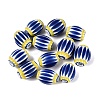 Handmade Millefiori Glass Barrel Beads LS-LA-N002-19B-1