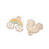 Easter Alloy Enamel Pendants ENAM-I055-01KCG-02-2