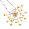 304 Stainless Steel Sun Shape Hanging Suncatcher HJEW-JM05031-01-2