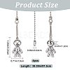 Alloy Ceiling Fan Pull Chain Extenders AJEW-PH01299-2