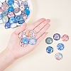   Printed Picture Glass Cabochons GGLA-PH0005-25mm-001-3