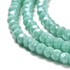 Electroplate Opaque Glass Beads Strands EGLA-A035-P3mm-A14-3