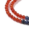 Chakra Natural Yellow Jade & Crystal Quartz & Green Aventurine & Rose Quartz & Carnelian & Sodalite & Amethyst Beads Strands G-NH0002-E03-4mm-5
