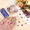100Pcs 4 Colors Plastic Spacer Beads FIND-SC0021-95-3