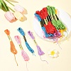 7 Sets 7 Colors Cotton Crochet Threads OCOR-FS0001-02B-7