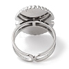 Ion Plating(IP) 304 Stainless Steel Ring RJEW-B059-07P-03-3