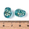 Handmade Foil Glass Beads Strands FOIL-N033-02C-4