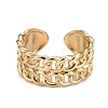 Brass Cuff Rings KK-H741-10G-2