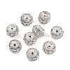 Brass Crystal Rhinestone Beads RB-9X10-4