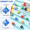 30Pcs 6 Colors Acrylic Pendants OACR-CJ0002-47-2