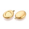 304 Stainless Steel Pendant Cabochon Settings X-STAS-T075-24G-2