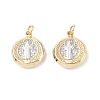 Brass Pendants X-KK-F845-21G-2