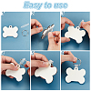 Sublimation Double-Sided Blank MDF Keychains KEYC-GA0001-38-3
