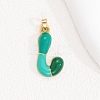 Alloy Enamel Pendants ENAM-S023-01G-J-1