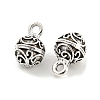 Tibetan Style Alloy Charms FIND-M011-02AS-2