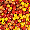 240Pcs 6 Colors Natural Wooden Beads WOOD-TA0002-74D-4